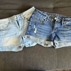 Aeropostale Jean Shorts “MIDI” size 4 - Lot of 2